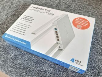 Printerlər: Keenetic Speedster (model KN-3013-01-EU) Xüsusiyyətləri Wi-Fi sinfi