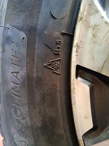 195 14 с: Колесо в сборе для Subaru: литой диск + всесезонная шина Michelin — 1