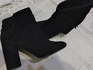 çekmeler: Qadın ayaqqabıları dəsti 1) Qəhvəyi açıq burunlu sandalet - Material — 8