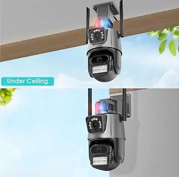 profesionalni ring light: Spoljna Wi‑Fi PTZ sigurnosna kamera – GuoanVision 4K Ultra HD, 8MP — 1