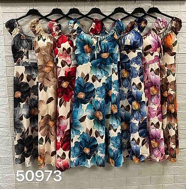 pinko baletanke: 🔥Letnja midi haljina sa velikim cvetnim printom – 2600 din 
S M L — 4