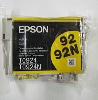 наклейка на карту: Картридж Epson T0924 Yellow оригинальный Бренд: Epson Тип