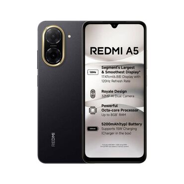 совместимые расходные материалы словакия черно белые картриджи: Redmi, Redmi 5A, Жаңы, 128 ГБ, түсү - Кара