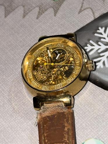 детские смарт часы: Qızılı tonlarda mexaniki qol saatı - Korpus: parlaq qızılı rəngli — 4