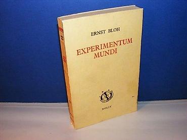 posta kula: Ernst bloh - experimentum mundi nolit beograd 1980 mek povez, strana — 1