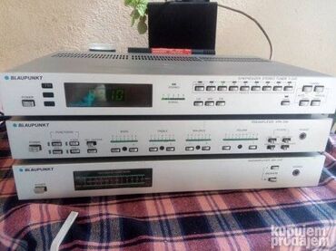 Pojačala i prijemnici: Blaupunkt snagaš, preamp i tjuner s početka '80ih, masivne, kvalitetne — 8