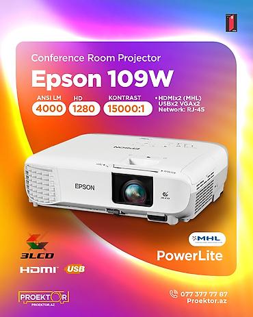 TV və video: İşlənmiş Portativ Proyektor Epson, Ödənişli çatdırılma — 1