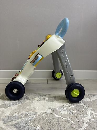 Детские ходунки: Развивающая каталка-ходунки для малышей - Устойчивая конструкция на 4 — 4