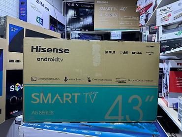 Телевизоры: Телевизоры LED Hisense 43A5730FA с тонким черным корпусом оснащен — 5