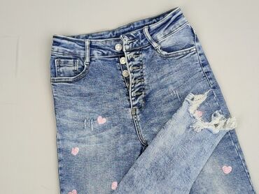 jeansy z haftem: Jeans for women, size S (EU 36)