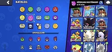 Digər oyun və konsollar: Brawl Stars hesab məlumatları: Nadir skinlər: 103-dən 94-ü İfrat -da lalafo.az — 7 Digər oyun və konsollar: Brawl Stars hesab məlumatları: Nadir skinlər: 103-dən 94-ü İfrat — 7