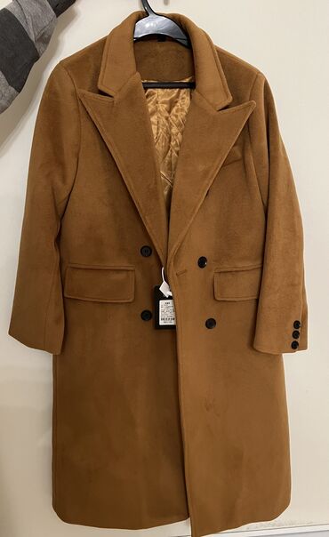 длинное мужское пальто с капюшоном: Пальто, Зима, Длинная модель, M (EU 38)