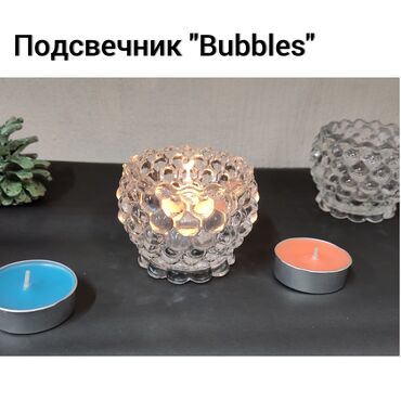 советские подсвечники: Кристалический подсвечник "Bubbles". Прекрасно украсит ваш интерьер и