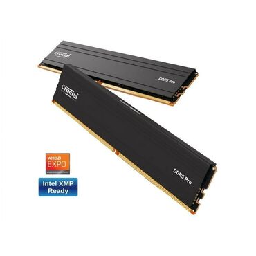 Аудиотехника: Оперативная память (RAM) Crucial, 32 ГБ, > 4000 МГц, DDR5, Для ПК