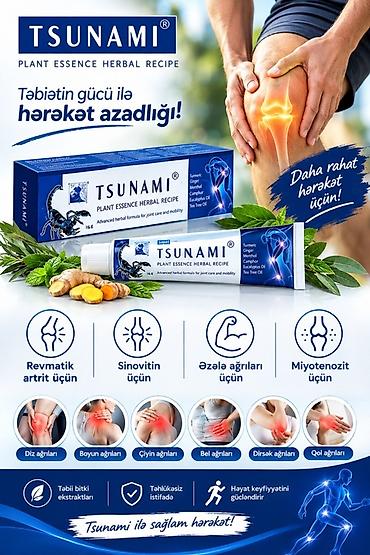 nar suyu sixan: Tsunami Oynaq Ağrıları Üçün Krem (Şanxay istehsalı) Oynaq, bel, boyun — 1