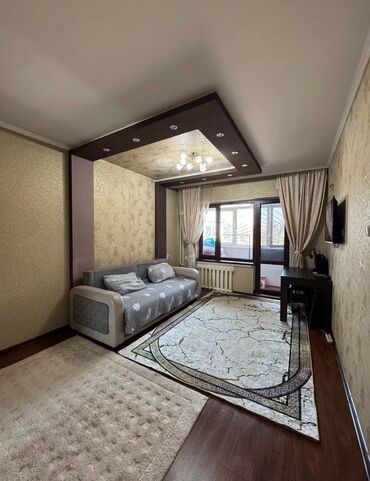 квартиры в кок жар: 1 бөлмө, 35 кв. м, 105-серия, 1 кабат, Евроремонт