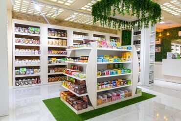 купить полки на стену: Super marketin bütün mebellər stillaj, reseption və şkafları təcili
