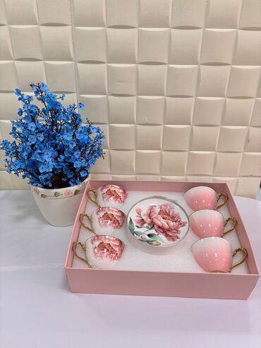 qabqacaq: Çay dəsti, Keramika, 6 nəfərlik