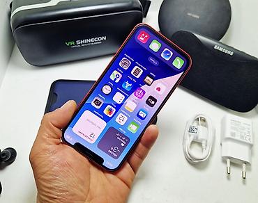 Apple iPhone: IPhone 12, Б/у, 128 ГБ, Красный, Наушники, 100 % — 15