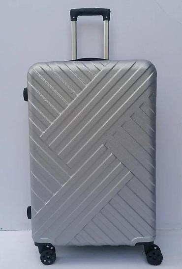 Putni koferi i torbe: Tvrdi kofer za putovanje – srebrni - Materijal: izdržljiva — 7