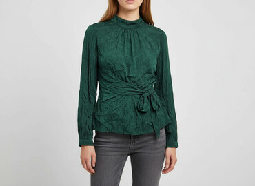 spodnie w panterkę reserved: Reserved, Women's blouse, size S