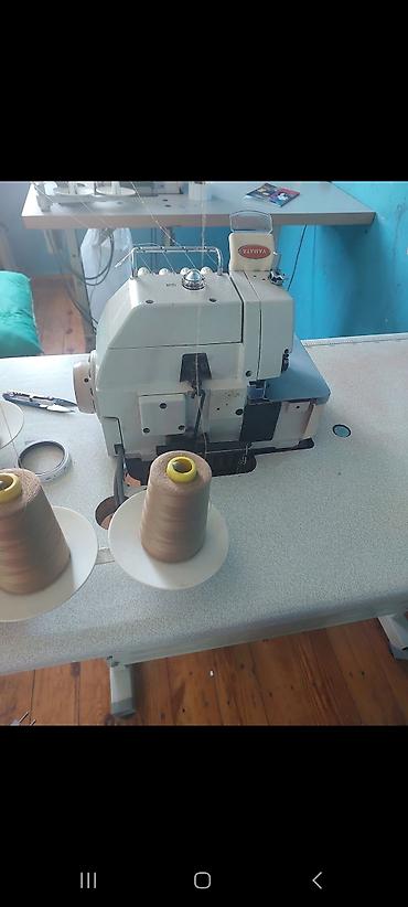 ariston 2 ci el: Tikiş maşını Yamata, İşlənmiş,Overlok, 5 saplı, Ünvandan götürmə — 3