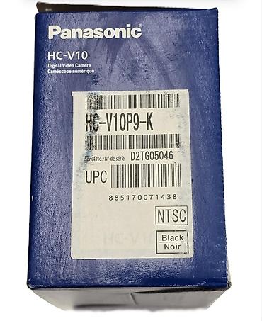 canon 5 d: Panasonic HC‑V10 rəqəmsal videokamera (Black) Xüsusiyyətlər: - HD — 5