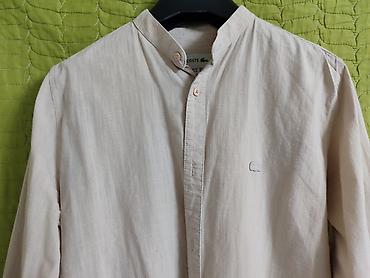 Рубашки: Белая рубашка-оверсайз из плотного хлопка, все рубашки почти новые — 10