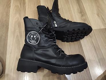 батинке: Мужские ботинки, 40, AURA SHOES, Б/у, цвет - Черный, Самовывоз, Бесплатная доставка — 10