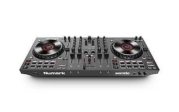 mikrofon shure: Numark NS4FX – 4 göyərtəli peşəkar DJ kontrolleri + iki səviyyəli — 5