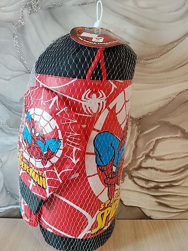 Детский боксерский набор «Spider‑Man» - Яркая боксерская груша с