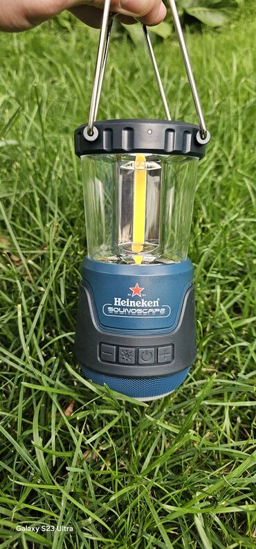 портативные колонки generic: Продаю редкую фонарь-блютуз колонку от Heineken! Отличный вариант для
