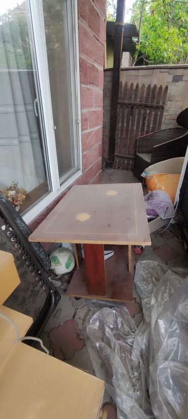 реставрация мебели журнальный столик: Журнальный Стол, цвет - Коричневый, Б/у