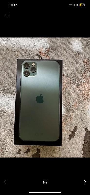 Apple iPhone: IPhone 11 Pro Max, Matte Midnight Green, Коробка — 1