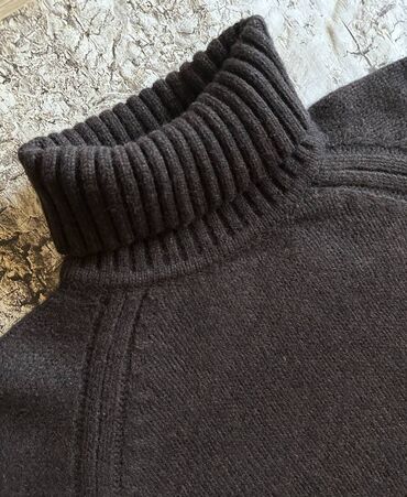 h: Sweater, XL (EU 54), H&M, color - Brown, Wool