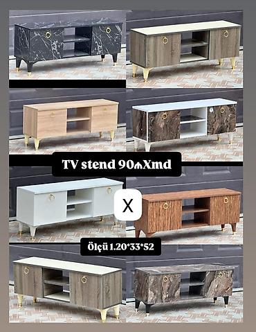 eşya: TV stend – müxtəlif dizayn və rənglərdə modern model. Xüsusiyyətlər — 1