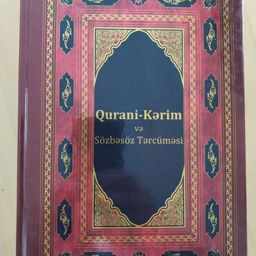 Kitablar, jurnallar, CD, DVD: Qurani-Kərim və sozbəsöz tərcümə kitabə 38 mamata satılır.Ətraflı zəng