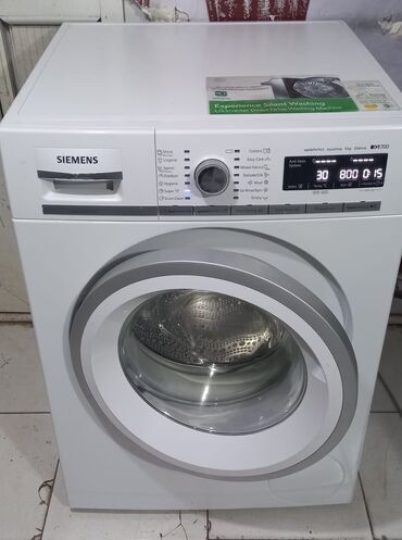 Mətbəx mebeli: Paltaryuyan maşın Siemens, 9 kq, İşlənmiş, Avtomat, Qurutmasız, Kredit yoxdur