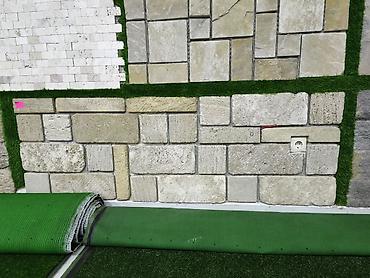 Təbii dekorativ daş panellər - Material: təbii daş (fərqli ölçü və