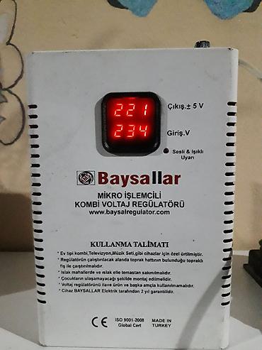baysallar: İşlənmiş, Ev üçün, 1 faza, Gərginliy stabilizatoru, 220 V — 1