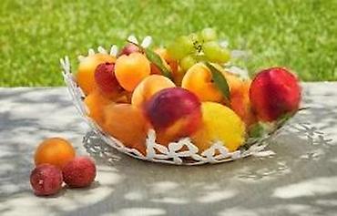 Ostali kućni dekor: ERNESTO korpa za voće, metalna - Materijal: metal (gvožđe), bez BPA - — 4