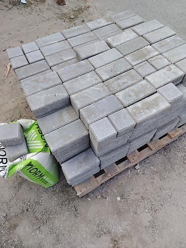 spicka bloku: Beton səki daşları (brusçatka) - Material: vibropress beton - Rəng — 3
