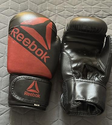 qara canta: Reebok boks əlcəkləri - Brend: Reebok - Rəng: qara-qırmızı - — 1