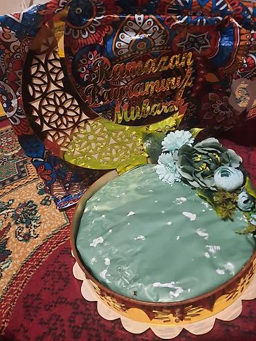 bayram: Ramazan Bayramı üçün dekorativ hədiyyə səbəti və bəzək dəsti - — 4