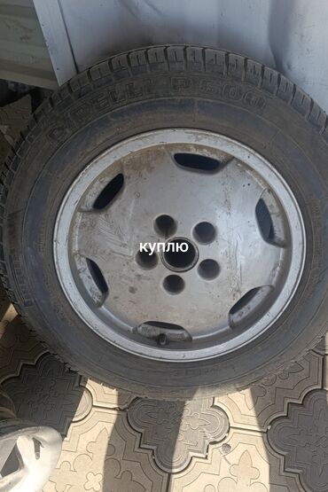 резина нексия: Дөңгөлөктөр монтажда 215 / 60 / R 15, Жай, Камдык, Жеңил унаалар, Темир, тешиктери - 5