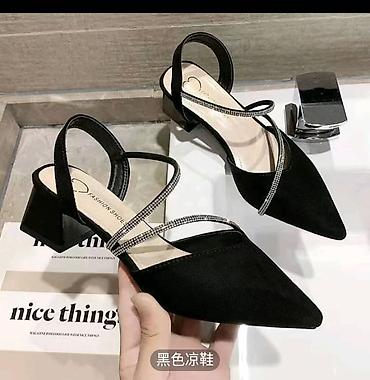 Женская обувь: Туфли, 37.5, Fashion, Новый, цвет - Черный, Самовывоз — 1