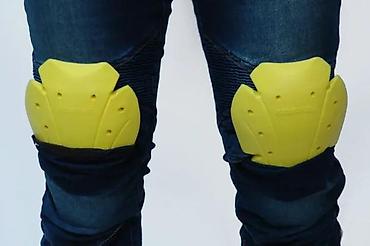 Farmerke: Muške biker farmerke – tamno plavi teksas - Stil: biker/karirano — 10