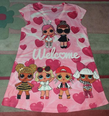 haljine za devojcice h: Mini, Sleeveless, 140-146