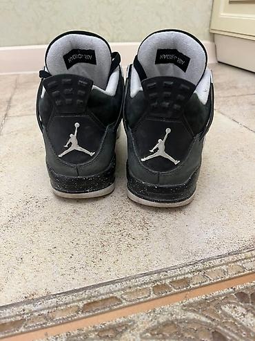 jordan 4: Мужские кроссовки, 42.5, Air Jordan, Б/у, цвет - Черный, Самовывоз, Платная доставка — 5