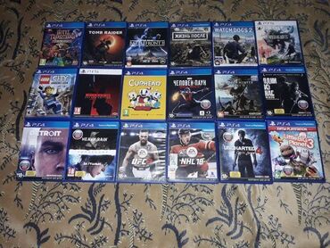 Oyun diskləri və kartricləri: Playstation 4 ve playstation 5 diskleri Orijinal ve ciziqsiz disklerdi